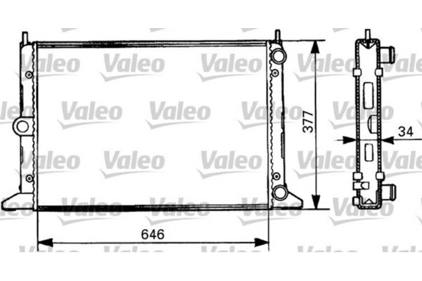 Valeo Ψυγείο, Ψύξη Κινητήρα - 731386