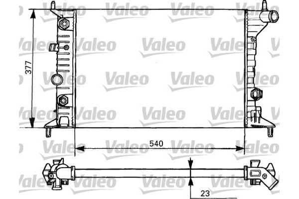 Valeo Ψυγείο, Ψύξη Κινητήρα - 731393