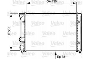 Valeo Ψυγείο, Ψύξη Κινητήρα - 731409