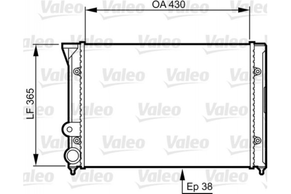 Valeo Ψυγείο, Ψύξη Κινητήρα - 731409