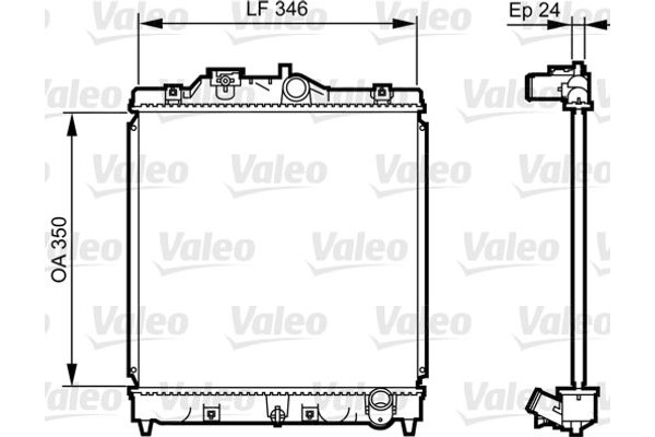 Valeo Ψυγείο, Ψύξη Κινητήρα - 731434