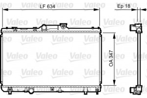 Valeo Ψυγείο, Ψύξη Κινητήρα - 731441