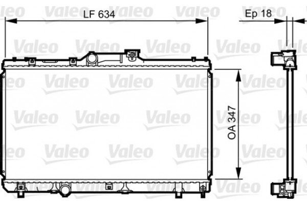 Valeo Ψυγείο, Ψύξη Κινητήρα - 731441