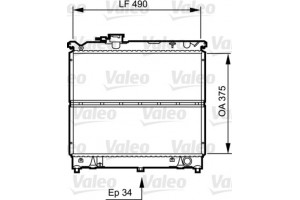 Valeo Ψυγείο, Ψύξη Κινητήρα - 731463