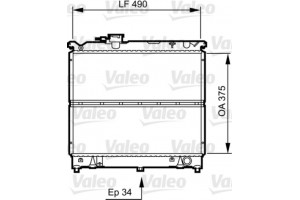 Valeo Ψυγείο, Ψύξη Κινητήρα - 731463