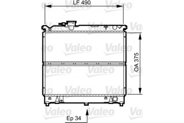 Valeo Ψυγείο, Ψύξη Κινητήρα - 731463