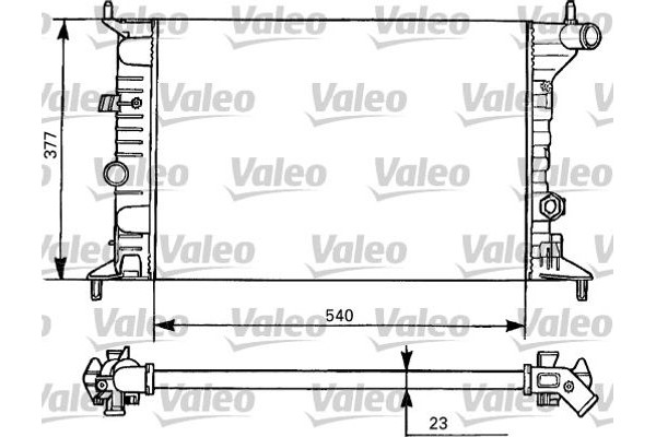 Valeo Ψυγείο, Ψύξη Κινητήρα - 731525