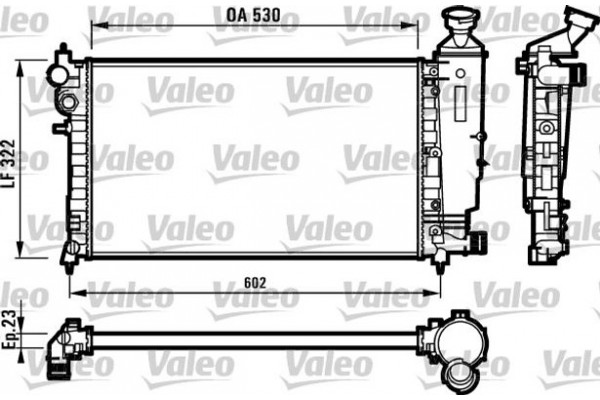 Valeo Ψυγείο, Ψύξη Κινητήρα - 731526