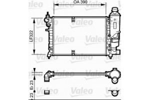 Valeo Ψυγείο, Ψύξη Κινητήρα - 731528