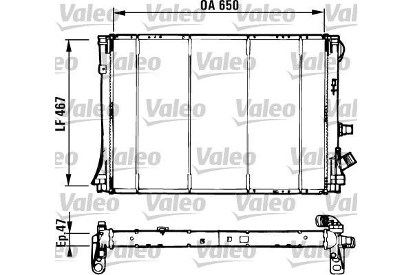 Valeo Ψυγείο, Ψύξη Κινητήρα - 731529