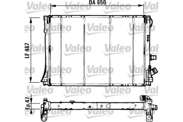 Valeo Ψυγείο, Ψύξη Κινητήρα - 731529