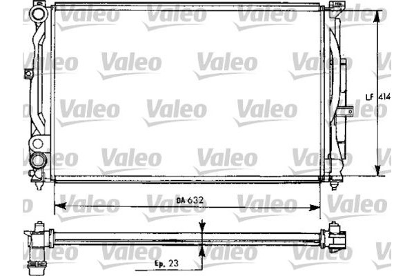 Valeo Ψυγείο, Ψύξη Κινητήρα - 731537