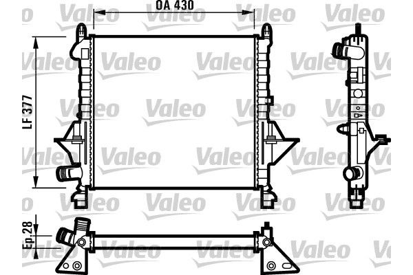 Valeo Ψυγείο, Ψύξη Κινητήρα - 731552