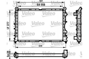 Valeo Ψυγείο, Ψύξη Κινητήρα - 731561