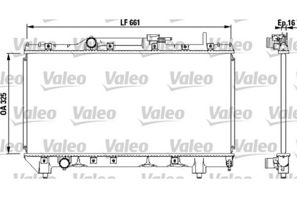 Valeo Ψυγείο, Ψύξη Κινητήρα - 731565