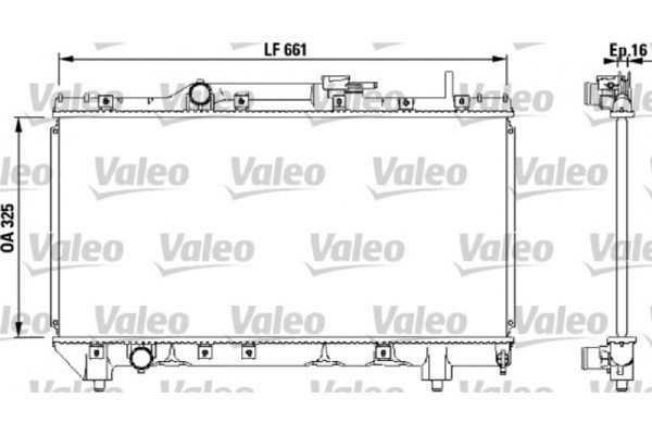 Valeo Ψυγείο, Ψύξη Κινητήρα - 731565