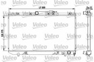 Valeo Ψυγείο, Ψύξη Κινητήρα - 731569