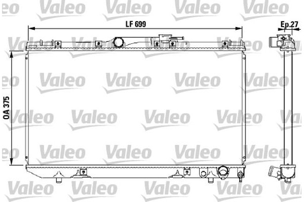 Valeo Ψυγείο, Ψύξη Κινητήρα - 731569