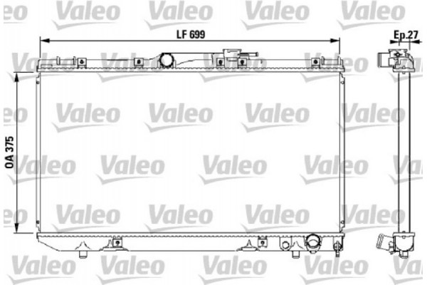 Valeo Ψυγείο, Ψύξη Κινητήρα - 731569