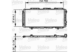 Valeo Ψυγείο, Ψύξη Κινητήρα - 731611