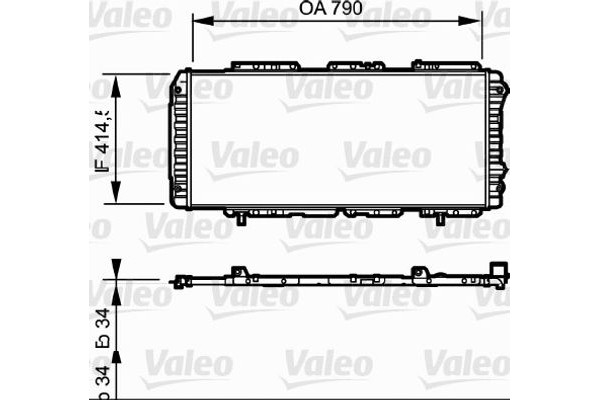 Valeo Ψυγείο, Ψύξη Κινητήρα - 731611