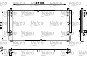 Valeo Ψυγείο, Ψύξη Κινητήρα - 731616
