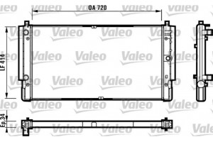 Valeo Ψυγείο, Ψύξη Κινητήρα - 731616