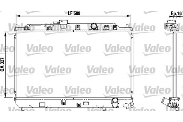 Valeo Ψυγείο, Ψύξη Κινητήρα - 731634