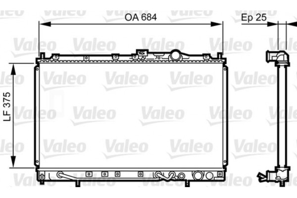 Valeo Ψυγείο, Ψύξη Κινητήρα - 731649