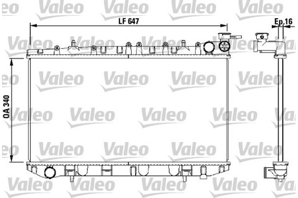 Valeo Ψυγείο, Ψύξη Κινητήρα - 731659