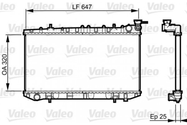 Valeo Ψυγείο, Ψύξη Κινητήρα - 731665