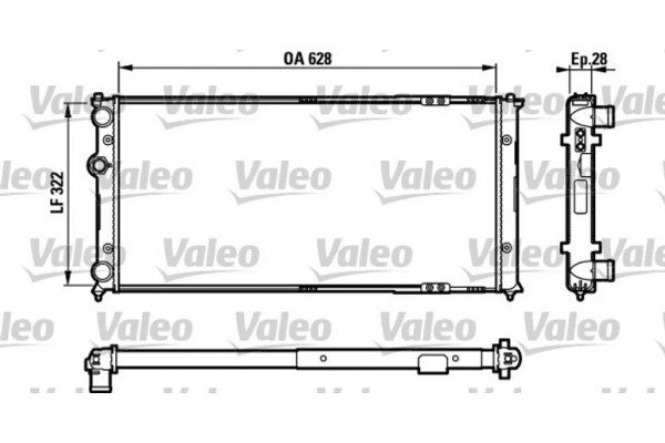 Valeo Ψυγείο, Ψύξη Κινητήρα - 731728