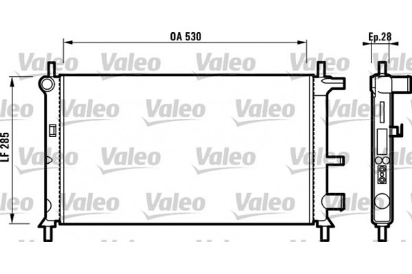 Valeo Ψυγείο, Ψύξη Κινητήρα - 731735