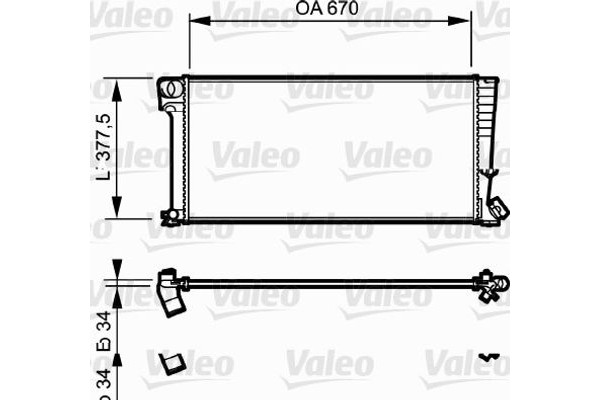 Valeo Ψυγείο, Ψύξη Κινητήρα - 731743