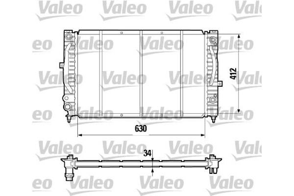 Valeo Ψυγείο, Ψύξη Κινητήρα - 731755