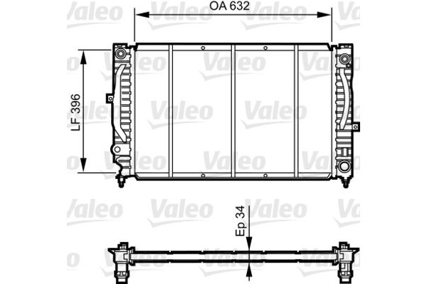 Valeo Ψυγείο, Ψύξη Κινητήρα - 731756