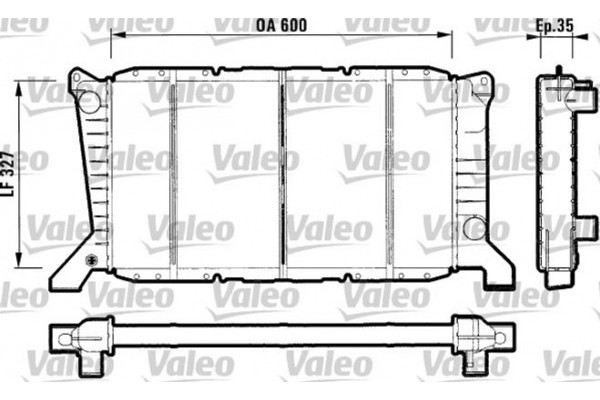 Valeo Ψυγείο, Ψύξη Κινητήρα - 731779