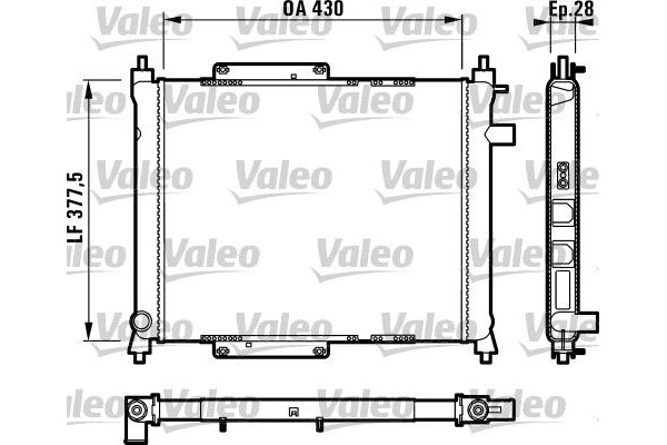 Valeo Ψυγείο, Ψύξη Κινητήρα - 731815