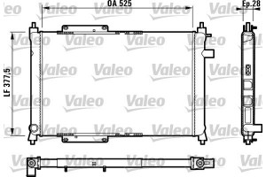 Valeo Ψυγείο, Ψύξη Κινητήρα - 731818