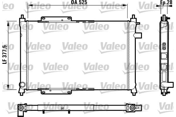 Valeo Ψυγείο, Ψύξη Κινητήρα - 731818