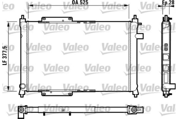 Valeo Ψυγείο, Ψύξη Κινητήρα - 731818