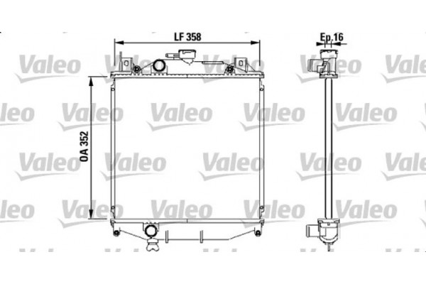 Valeo Ψυγείο, Ψύξη Κινητήρα - 731828