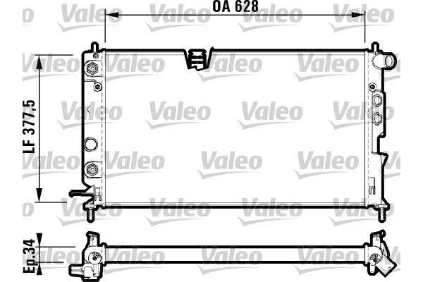 Valeo Ψυγείο, Ψύξη Κινητήρα - 731847