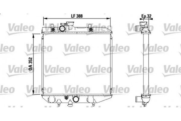 Valeo Ψυγείο, Ψύξη Κινητήρα - 731853