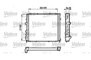 Valeo Ψυγείο, Ψύξη Κινητήρα - 731910