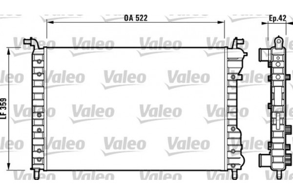 Valeo Ψυγείο, Ψύξη Κινητήρα - 732005