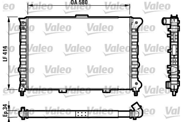 Valeo Ψυγείο, Ψύξη Κινητήρα - 732012