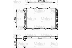 Valeo Ψυγείο, Ψύξη Κινητήρα - 732013
