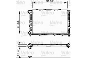 Valeo Ψυγείο, Ψύξη Κινητήρα - 732013