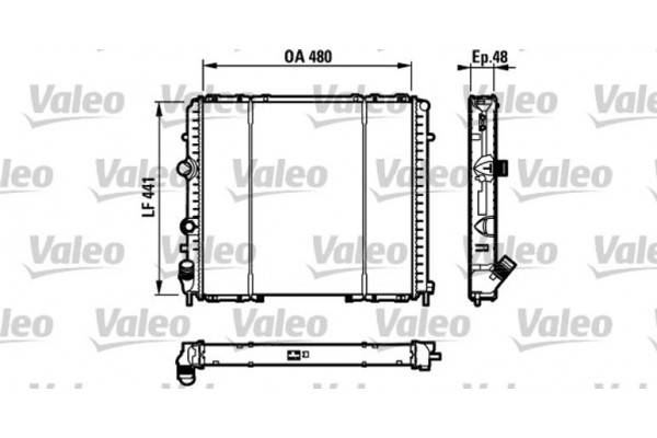 Valeo Ψυγείο, Ψύξη Κινητήρα - 732072